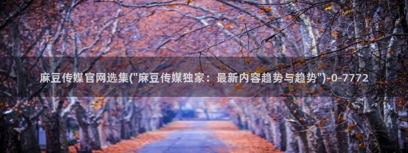 麻豆视频推荐下载：麻豆传媒官网选集(\